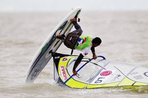 Taty Frans in control - Surf World Cup Podersdorf photo copyright  John Carter / PWA http://www.pwaworldtour.com taken at  and featuring the  class