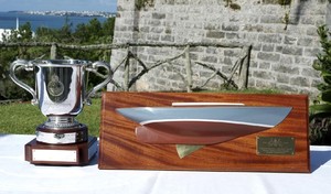 The Carlton Mitchell &rsquo;Finnesterre&rsquo; Trophy
PHOTO CREDIT: Talbot Wilson/PPL
Newport Bermuda Race photo copyright PPL Photo Agency - copyright http://www.pplmedia.com taken at  and featuring the  class