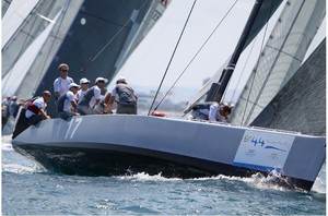 Anders Myralf, of Denmark, and the crew on board 17 (USA) had a great day with three bullets and a fourth. photo copyright Ignacio Baixauli /RC44 Class http://www.rc44.com taken at  and featuring the  class