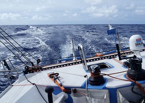 Five Oceans of Smiles Too making 11 knots towards Cape Town photo copyright Velux 5 Oceans  taken at  and featuring the  class