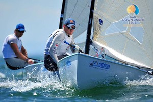 Zach Railey from the USA  - Sail Melbourne photo copyright Jeff Crow/ Sport the Library http://www.sportlibrary.com.au taken at  and featuring the  class