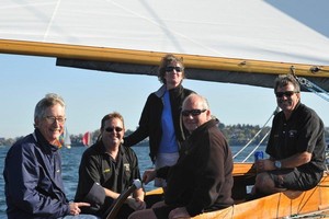 Pirate Team (l-r):  Scott Rohrer,  Steve Scruggs, Kathy Watts, Rob Fleming, Stacey Wilson photo copyright David and Jeff Sutcliffe taken at  and featuring the  class