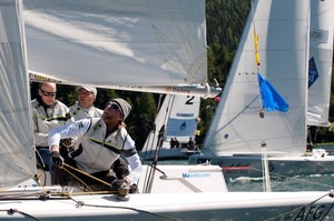 Björn Hansen, current joint leader of St. Moritz Match Race alongside Adam Minoprio and Ian Williams - 2010 St Moritz Match Cup Day One photo copyright Loris von Siebenthal http://www.myimage.ch taken at  and featuring the  class