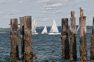  The 2010 J/80 World Championship, hosted by Sail Newport and Ida Lewis Yacht Club, Newport, RI.
 Race day 3``B`` course was chosen up Narragansett Bay north of Gould Island.
 This image belongs to  ©WWW.OUTSIDEIMAGES.COM 
Photo Credit must read © PAUL TODD/OUTSIDEIMAGES.COM or a 50 Euro fee is charge photo copyright Paul Todd/Outside Images http://www.outsideimages.com taken at  and featuring the  class
