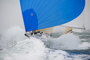  The 2010 J/80 World Championship, hosted by Sail Newport and Ida Lewis Yacht Club, Newport, RI. Race day 2 outside saw rain and sun with 20-25knts. This image belongs to  ©WWW.OUTSIDEIMAGES.COM Photo Credit must read © PAUL TODD/OUTSIDEIMAGES.COM or a 50 Euro fee is charge photo copyright Paul Todd/Outside Images http://www.outsideimages.com taken at  and featuring the  class