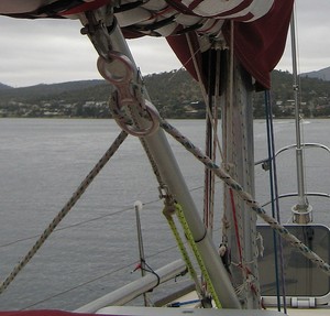 aa4 Boom Brake attached to vang photo copyright SW taken at  and featuring the  class