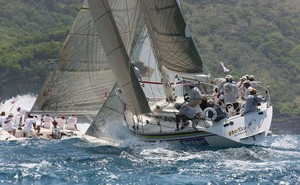 Hugh Bailey's Hugo B - 2010 Antigua Sailing Week photo copyright  Tim Wright / Photoaction.com http://www.photoaction.com taken at  and featuring the  class