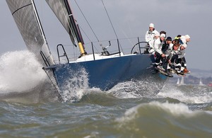 Team Origin,RIO,With Ben Ainsley on the helm, - RORC Easter Challenge - RORC/www.pwpictures.com photo copyright Royal Ocean Racing Club - RORC http://www.rorc.org taken at  and featuring the  class