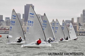Upwind - Finn Silver Cup 2010, Day 2 photo copyright Ultimate Yachtshots taken at  and featuring the  class