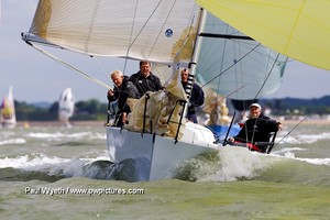 Peter Morton,Anchor Challenge GBR 506R on Day 2 at the  Coutts Quarter Ton Cup, Cowes photo copyright Paul Wyeth / www.pwpictures.com http://www.pwpictures.com taken at  and featuring the  class