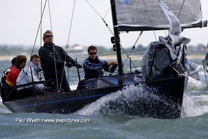 Cote,D Marston and O Ophaus.ESP 3090 on Day 2 at the  Coutts Quarter Ton Cup, Cowes photo copyright Paul Wyeth / www.pwpictures.com http://www.pwpictures.com taken at  and featuring the  class