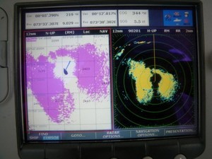 surrounded by storms - which way to go.JPG photo copyright Rolf and Irene Fricke taken at  and featuring the  class