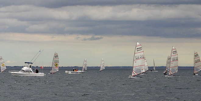 The Musto Performance Skiffs during pre-start - Musto Performance Skiffs Worlds ©  John Curnow