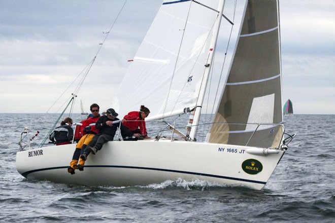 John Storck’s J/80 RUMOR from Huntington, NY leads PHRF3 class. - Block Island Race Week ©  Rolex / Dan Nerney