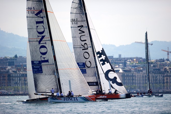Foncia & Okalys team during the 2nd day of Vulcain Trophy, Grand Prix Les Ambassadeurs D35  - Vulcain Trophy, Grand Prix Les Ambassadeurs D35  © Chris Schmid / Eyemage Media Schmid - Copyright http://www.eyemage.ch