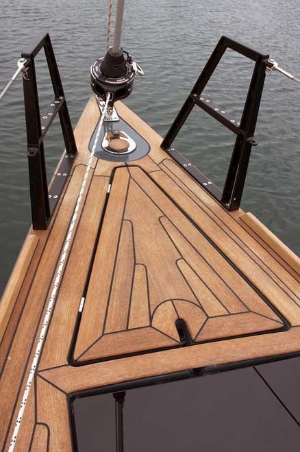 The furling headsail, easily managed from the cockpit. © Howard Wright /IMAGE Professional Photography http://www.imagephoto.com.au