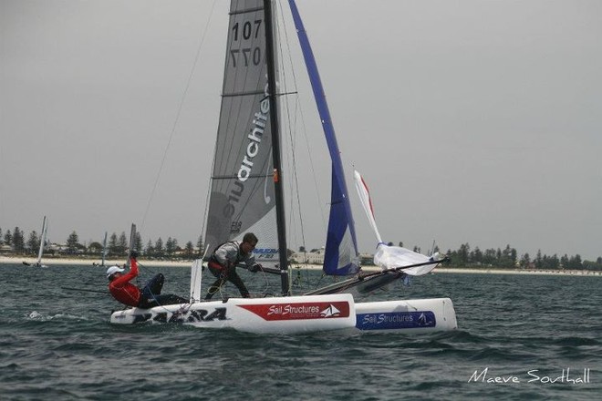 Nacra F18, Third Overall - Mal Richardson - 33rd Nacra Catamaran Nationals © Maeve Southall