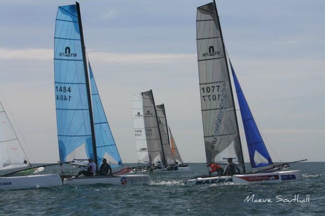 Nacra F18, Mal Richardson and Dale Mitchell - Pre-start - 33rd Nacra Catamaran Nationals © Maeve Southall