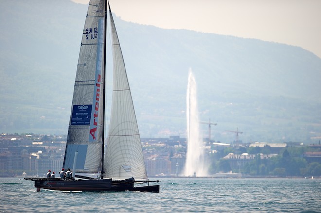 Artemis Racing team during the 2nd day of Vulcain Trophy, Grand Prix Les Ambassadeurs D35  - Vulcain Trophy, Grand Prix Les Ambassadeurs D35  © Chris Schmid/ Eyemage Media (copyright) http://www.eyemage.ch