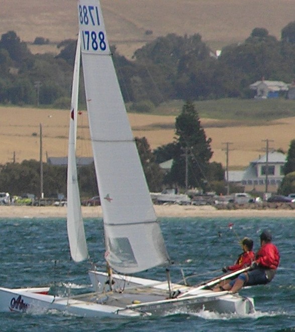 Warwick Kemp and Tomas Mason - 2011 Mosquito Catamaran National Titles © Tim Shepperd