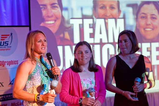 Best Team Performance: Team Tunnicliffe - Anna Tunnicliffe, Molly Vandemoer and Debbie Capozzi - US Sailing Team AlphaGraphics Awards © US Sailing AlphaGraphics