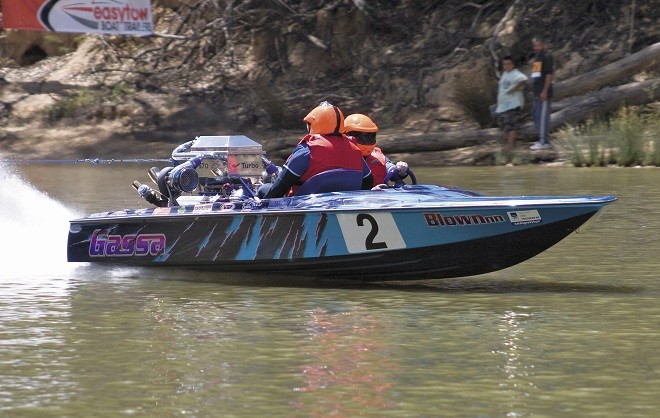 ’Gassa’ contesting the 2010 Bridge to Bridge was a casualty in the Mildura 100 after a Super Class DNF.  © Image supplied .