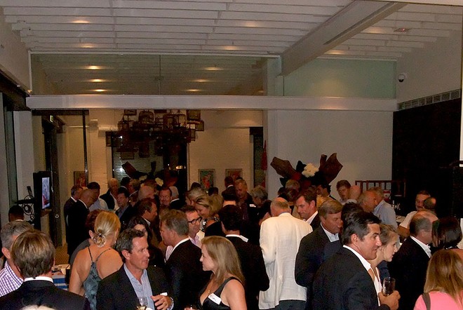 Guests enjoyed a sensational ambience at the cocktail party - Nautor’s Swan Launch ©  John Curnow