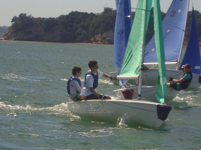 Harken Auckland Schools Cup Team Racing - 420’s at BBYC © Tait Photography Johnston