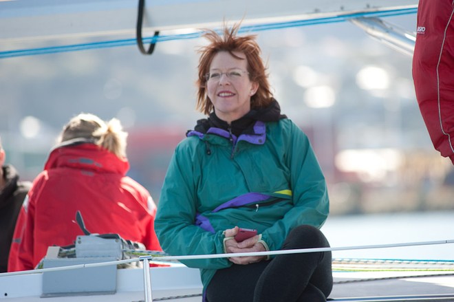 Wellington Mayor Celia Wade Brown enjoys the race - RPNYC 129th Opening and Ambassador's Race © Chris Coad Photography http://www.chriscoad.co.nz/