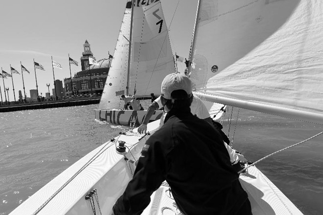 Match Racing action © Chicago Match Race Center