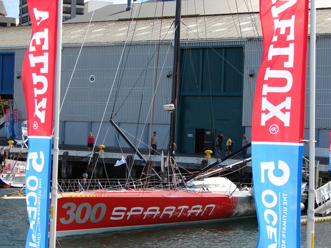 The Velux 5 Oceans yachts are moored at the Waterfront in Wellington - Velux 5 Oceans © Genevieve Howard