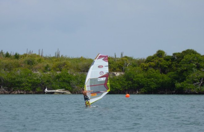 Waiting for wind - IFCA World Slalom Championships, Curacao © Ken Kingsbury