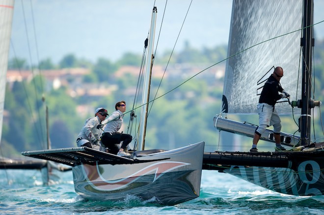 Alinghi team during the 2nd day of Vulcain Trophy, Grand Prix Les Ambassadeurs D35  - Vulcain Trophy, Grand Prix Les Ambassadeurs D35  © Chris Schmid/ Eyemage Media (copyright) http://www.eyemage.ch