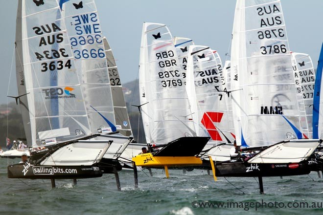 ZHIK 2011 MOTH WORLDS - Belmont Australia January 2011  © Howard Wright /IMAGE Professional Photography http://www.imagephoto.com.au