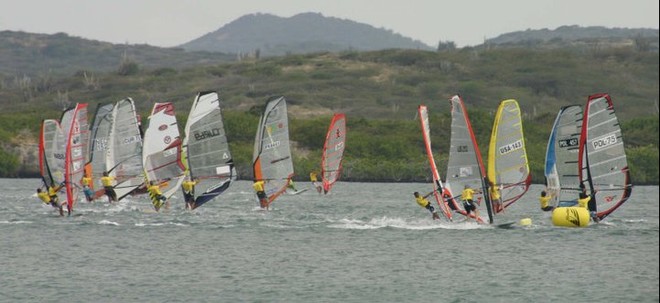 Elimination round - IFCA World Slalom Championships, Curacao © Ken Kingsbury