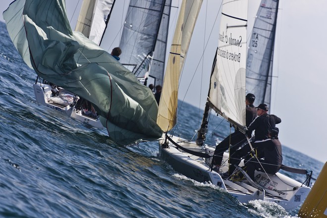 Napoli, 27/03/11 Audi Melges 20 sailing series - Napoli 2011 Turnover  © BPSE/Guido Trombetta