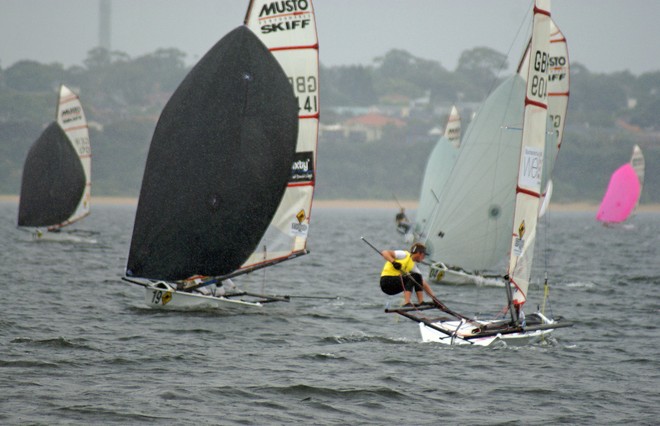 Day 3 - Broo Premium Lager Musto Skiff Worlds, Melbourne © Richard Gladwell www.photosport.co.nz