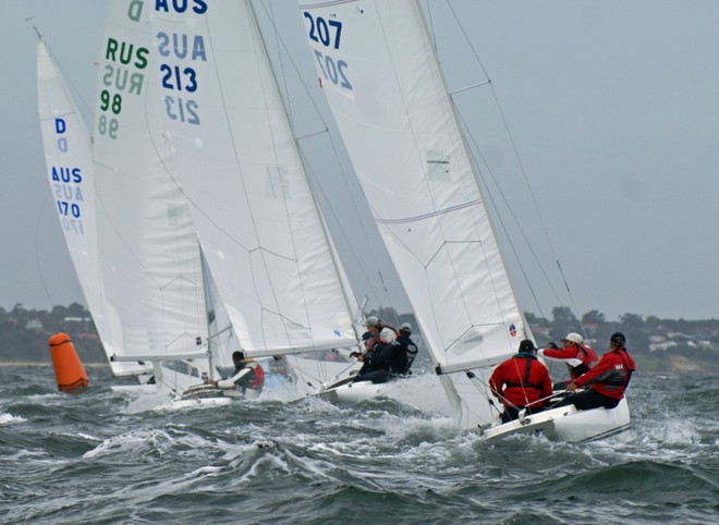 Day 1: 2011 Int Dragon World Championships &copy; Richard Gladwell www.photosport.co.nz