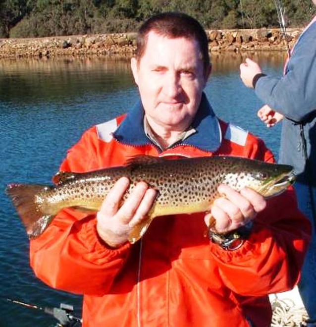 Grub fishing in Tasmania