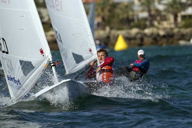 Rutger Schaardenburg, Laser, NED - The Perth International Regatta 16th-21st November 2010.<br />
<br />
 © Richard Langdon /Ocean Images http://www.oceanimages.co.uk