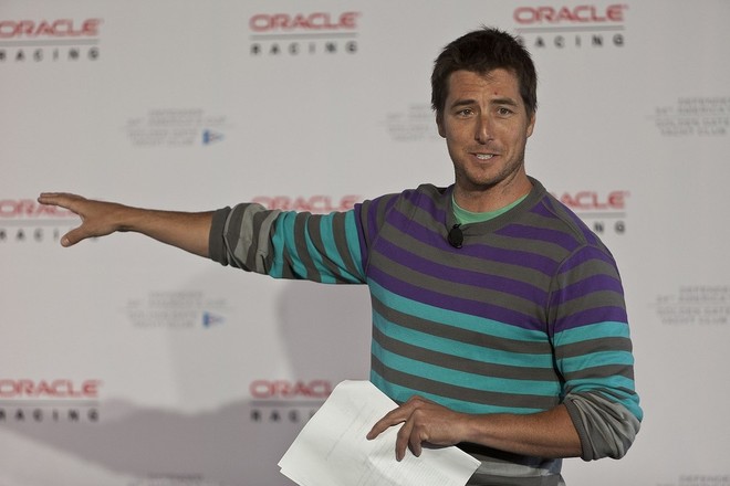 Jonny Mosely - ORACLE Racing - Press conference at Golden Gate Yacht Club © Guilain Grenier Oracle Team USA http://www.oracleteamusamedia.com/