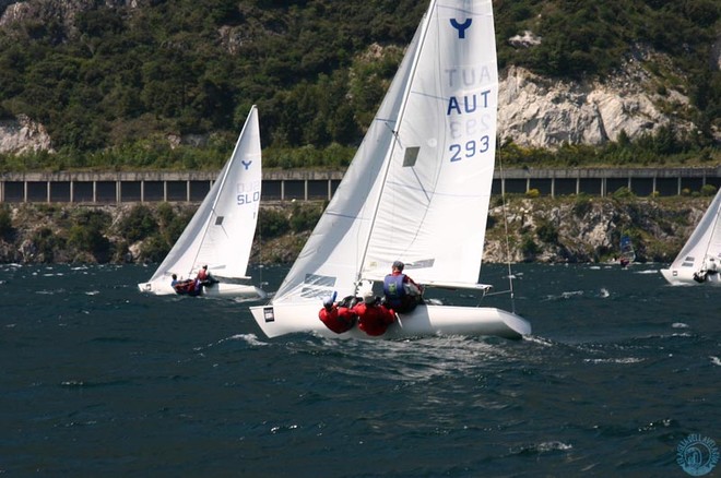 Yngling European Championship day 2 &copy;  Elena Giolai/Fraglia Vela Riva