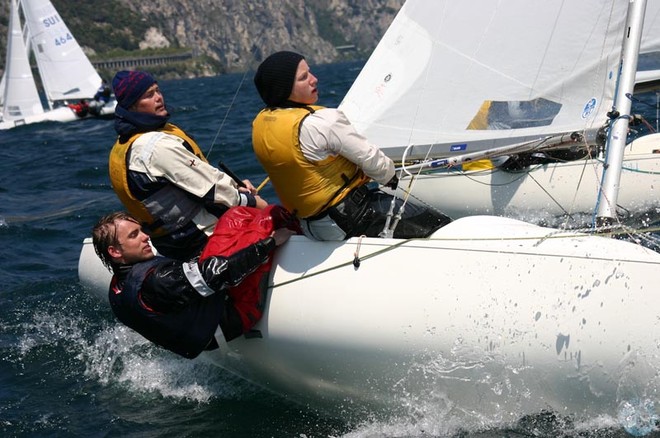 Yngling European Championship day 2 &copy;  Elena Giolai/Fraglia Vela Riva