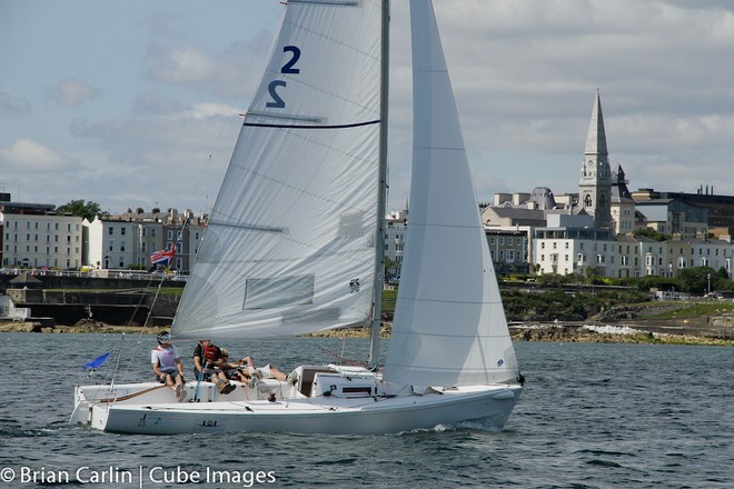 Racing took place in Scotsman's Bay - The World conquer Ireland to win International Match Racing Challenge © Brian Carlin