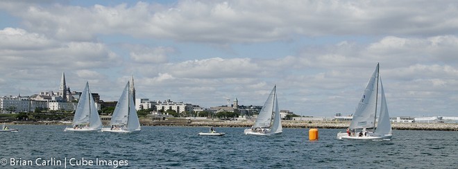 This event used the ISA's J80s - The World conquer Ireland to win International Match Racing Challenge © Brian Carlin