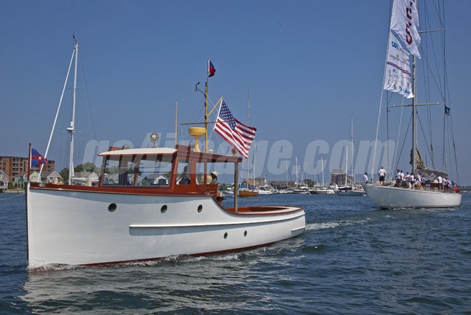 Elizabeth Meyer’s restored BYSTANDER tows RANGER.<br />
In 1935, 76 years ago, she was the Tender to the original RANGER!<br />
 - J-class, Newport, RI, Day 4 19 June 2011 © Daniel Forster http://www.DanielForster.com