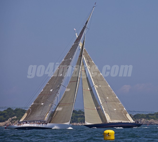 RANGER vs VELSHEDA J Class  - J-class, Newport, RI, Day 4 19 June 2011 © Daniel Forster http://www.DanielForster.com