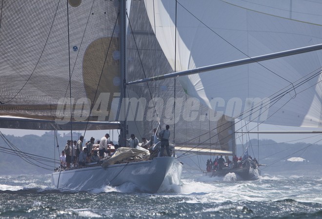 RANGER vs VELSHEDA - J-class, Newport, RI, Day 4 19 June 2011 © Daniel Forster http://www.DanielForster.com