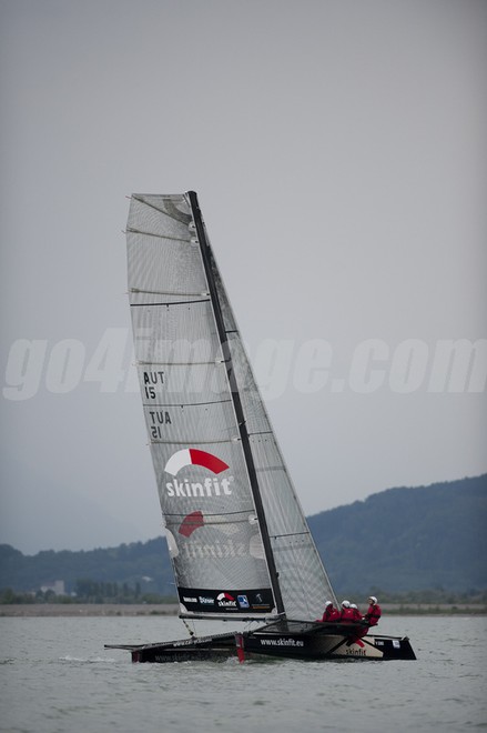 M2 Skinfit from Fritz Tripolt Yacht Club Bregenz finishing third © Juerg Kaufmann go4image.com http://www.go4image.com