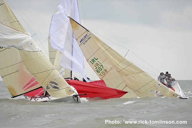 Melges 24 World Championships Corpus Christi, Texas.<br />
Day 3 Wednesday, May 18, 2 races sailed in 17-20 knots.<br />
 ©  Rick Tomlinson http://www.rick-tomlinson.com